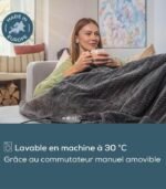 Couverture chauffante Beurer HD65 – Plaid électrique doux, lavable et sécurisé – Image 3